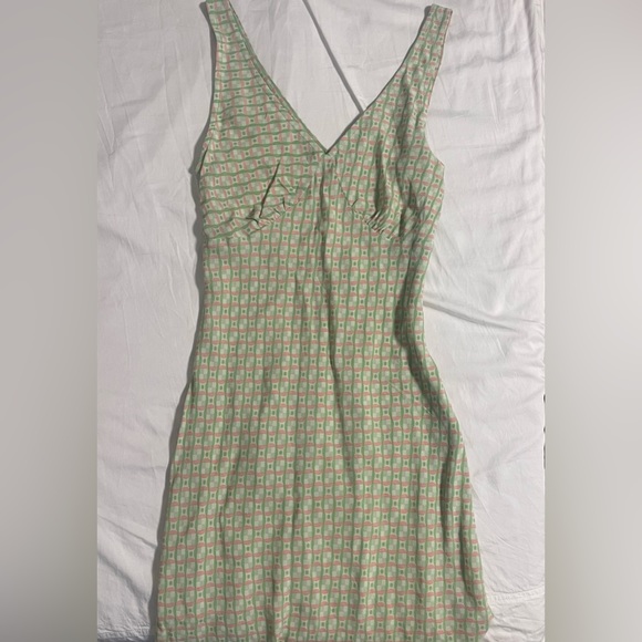 Cotton On | Dresses | Cotton On Green And Pink Checkered Dress | Poshmark